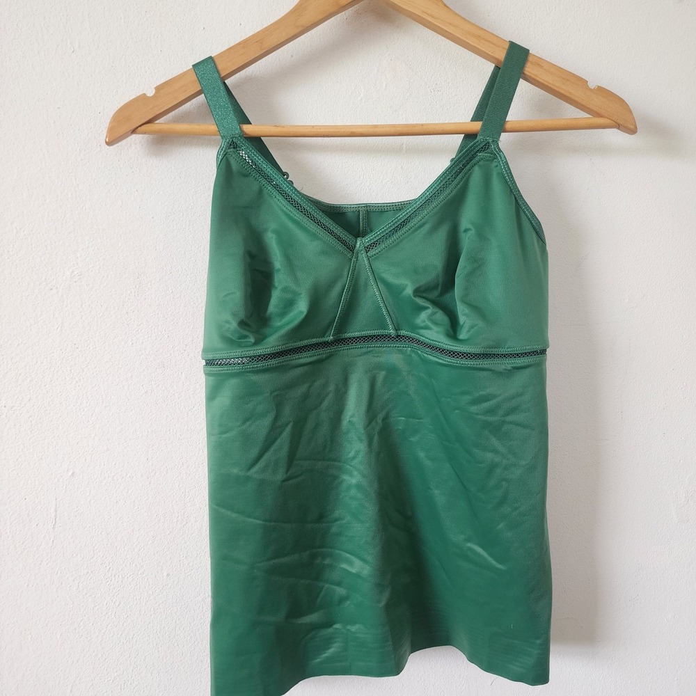 Ruby Ribbon Shapewear Tank Camisole Size 36 Forest Green